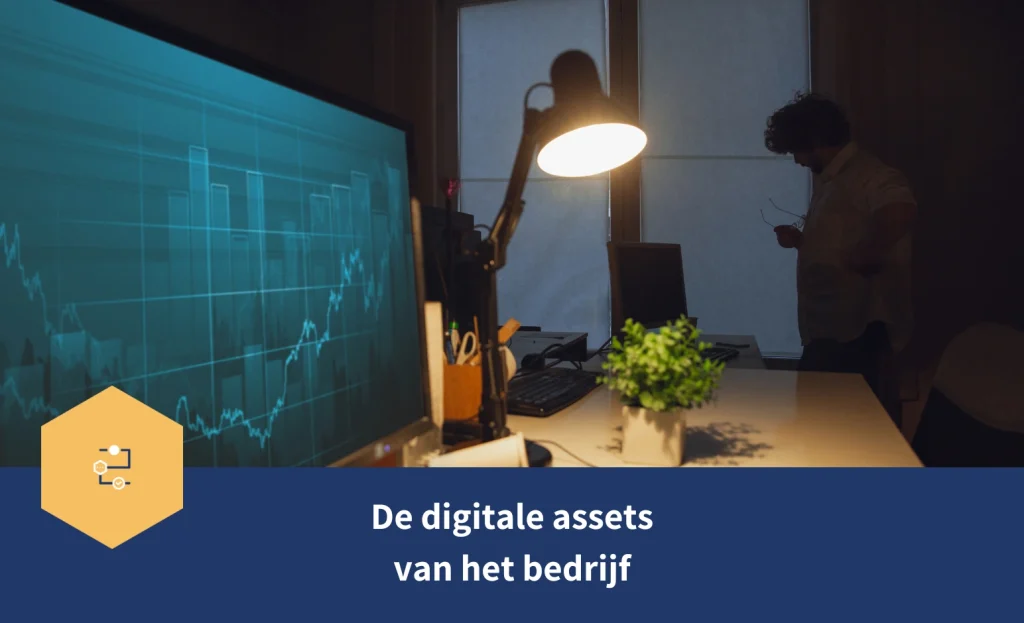 De digitale assets van het bedrijf