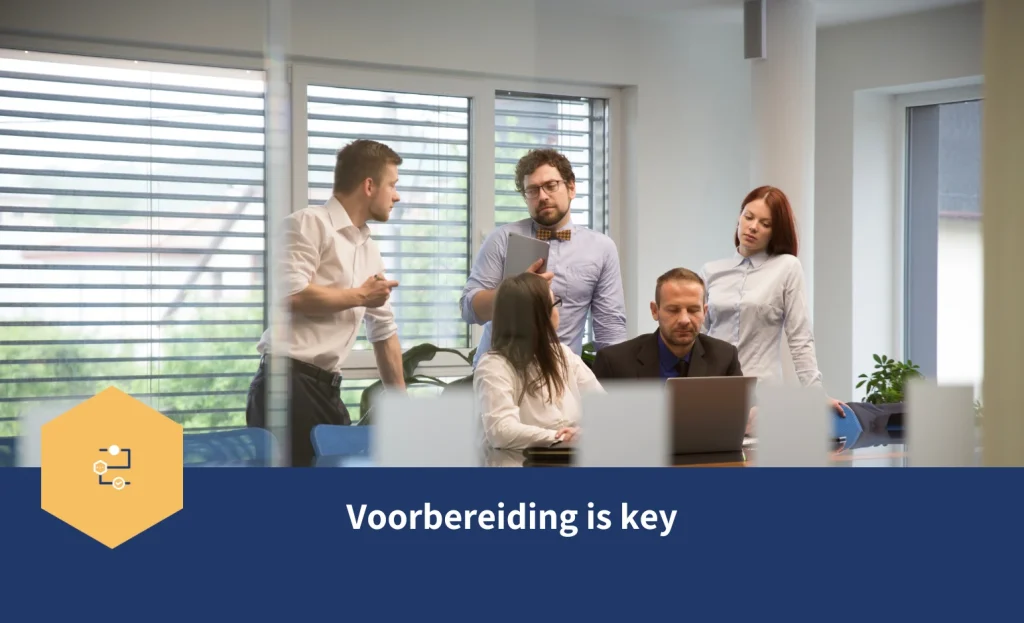 Want voorbereiding is key